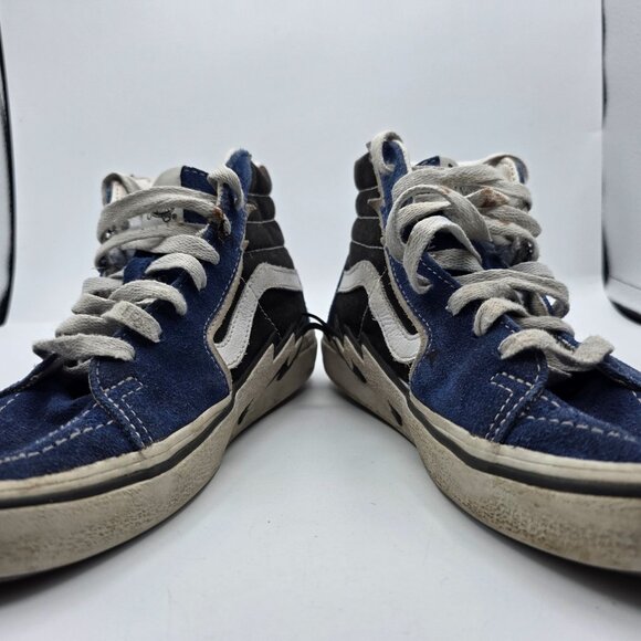 Vans Sk8-Hi Bolt True Blue Womens Size 5.5 High Top Skate Shoes Casual Walking - Picture 3 of 13